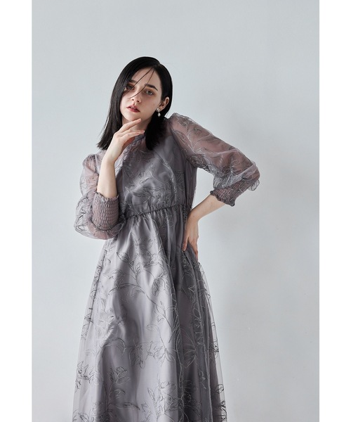 niana（ニアナ） ドレス ラメエンブロイダリーシアードレス 結婚式