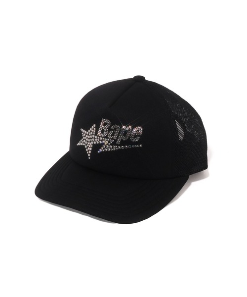 A BATHING APE（アベイシングエイプ） キャップ 帽子 CRYSTAL STONE