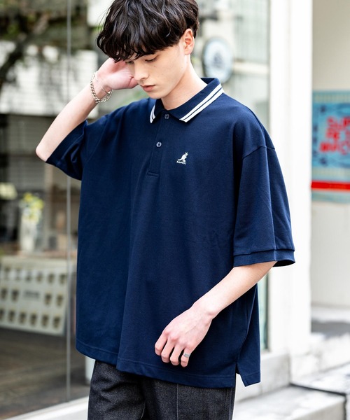 KANGOL（カンゴール） ポロシャツ 別注コラボ 鹿の子クレリック