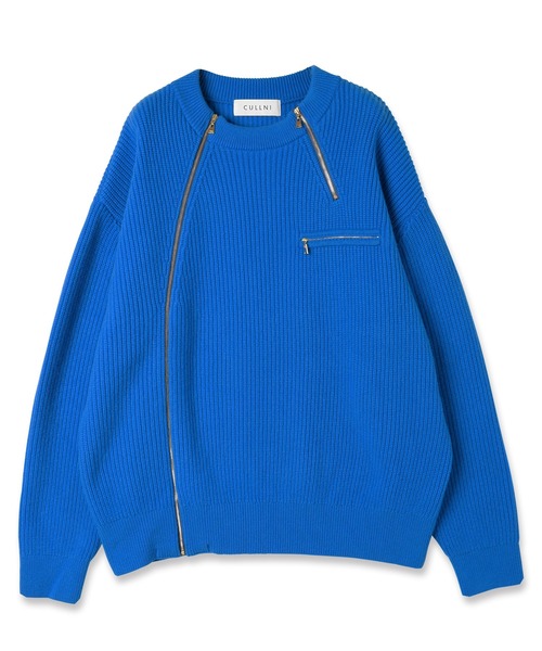 CULLNI（クルニ） セーター ニット Double Zip Up Crew Neck Knit