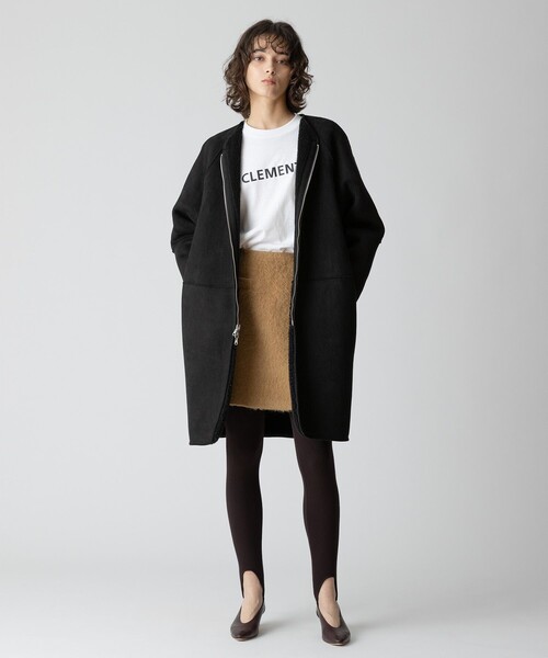 allureville（アルアバイル） リバーシブルボアコート レディース