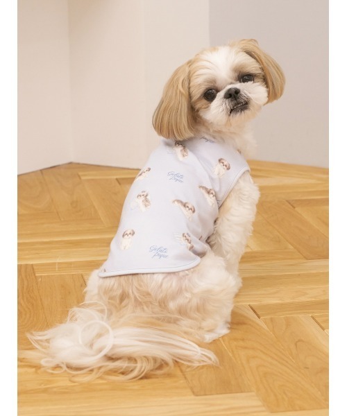 gelato pique（ジェラートピケ） 犬 服 「CAT＆DOG」シーズー柄プル