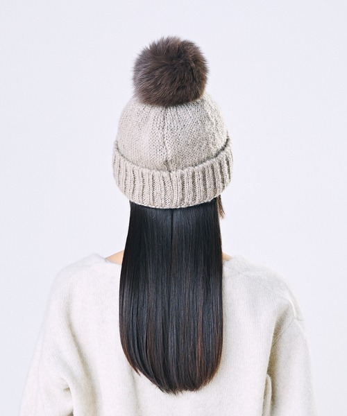 CA4LA（カシラ） ニット帽 ニットキャップ FUWA CAP3 レディース