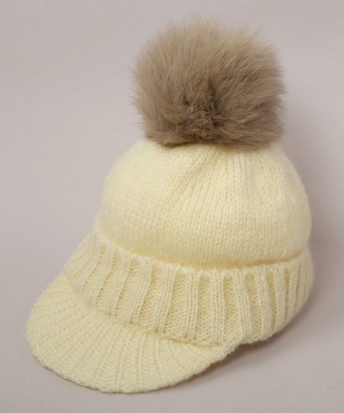 CA4LA（カシラ） ニット帽 ニットキャップ FUWA CAP3 レディース