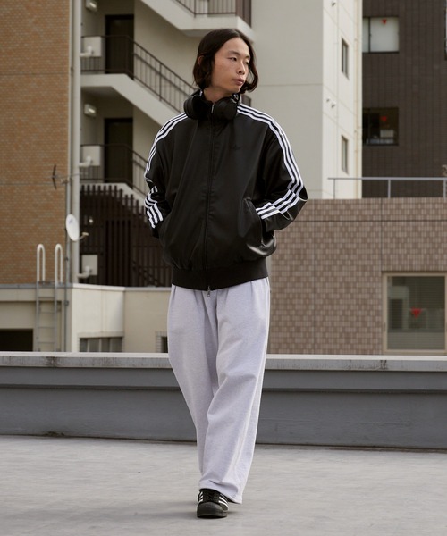 adidas（アディダス） ブルゾン アウター PLEATHER 3S TT トレフォイル