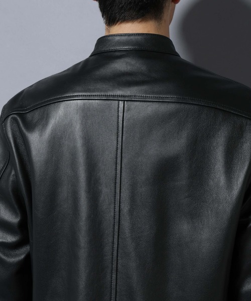 NANO universe（ナノ・ユニバース） 革ジャン ライダース ラムナッパ