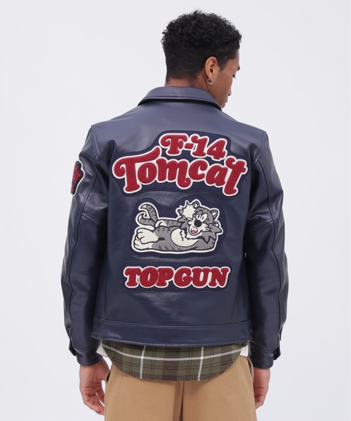 AVIREX（アヴィレックス） 革ジャン ライダース LEATHER JACKET TOMCAT