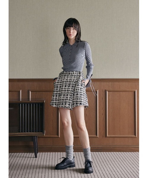 COEL（コエル） パンツ ツイードラップキュロット レディース