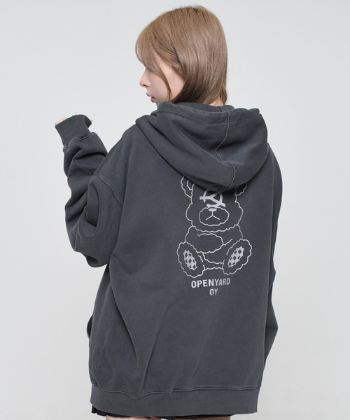 OY（オーワイ） パーカー PIGMENT ODOLLY HOODIE ZIP UP/ピグメント