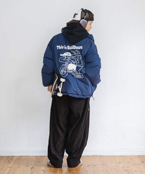 kaoyorinakami ダウンジャケット ダウン reversible down jacket