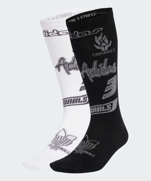 adidas（アディダス） 靴下 スポンサーズ ハイクルーソックス 2足組