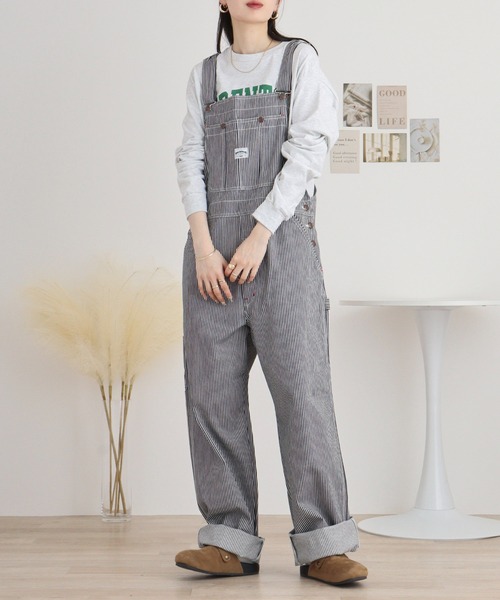 Heart Neck Denim Salopette