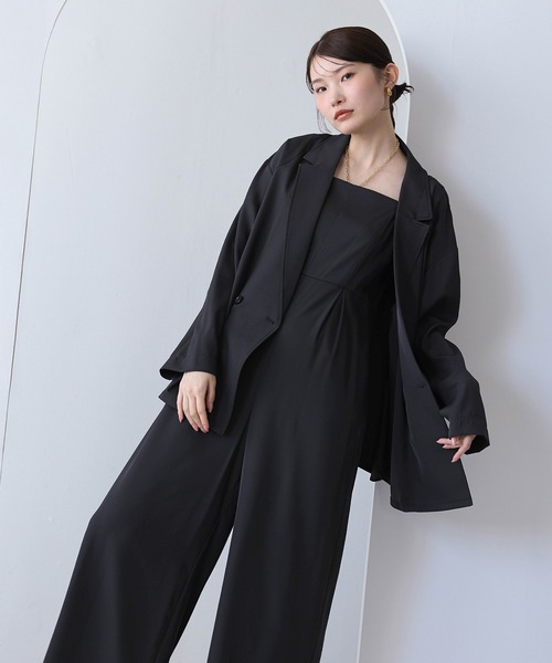 Kana パンツドレス ジャケット セットアップ パンツドレス 2点セット
