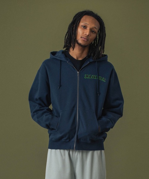 XLARGE（エクストラ ラージ） パーカー RIDING ZIP HOODED SWEATSHIRT