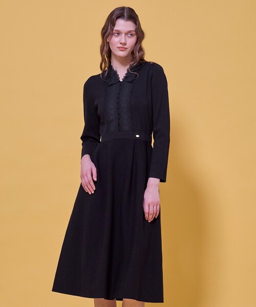 TOCCA（トッカ） ワンピース LACE ROAD STORY ニットドレス : ZOZOTOWN