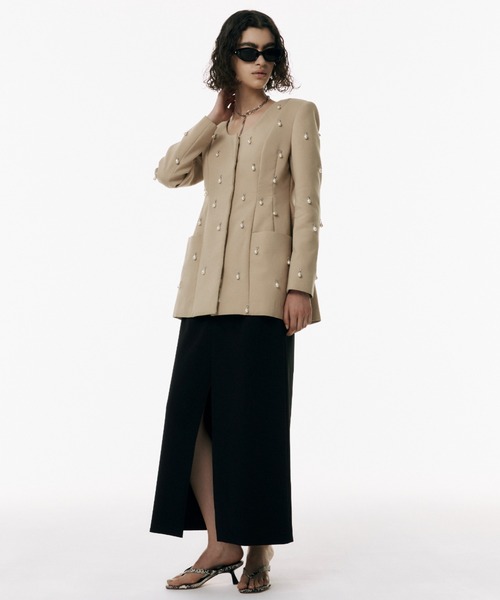JOSE MOON（ジョゼムーン） スカート SLIT LAYERED LONGSKIRT/スリット