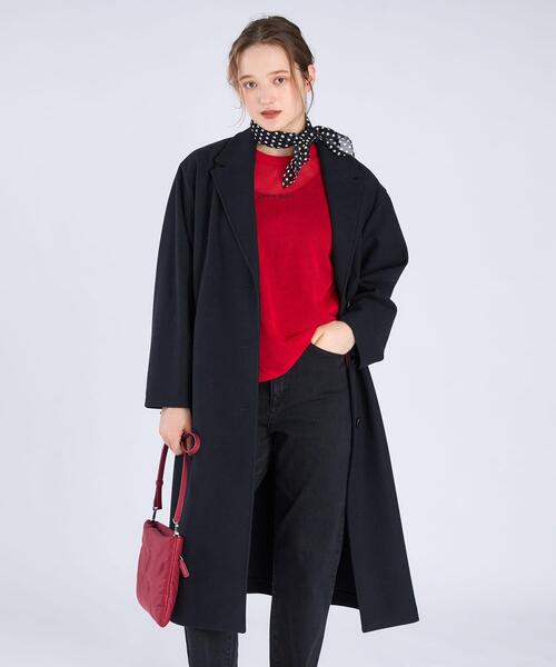 美品✨アニエスベー アンゴラ×ウール チェスターコート ロングコート