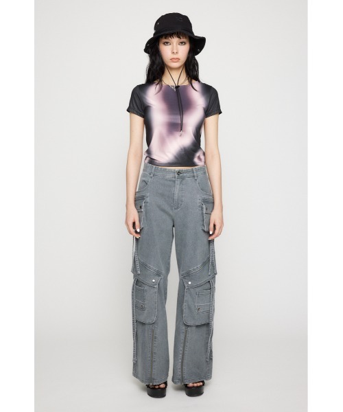 LAGUA GEM（ラグアジェム） カーゴパンツ WIDE FLARE CARGO パンツ