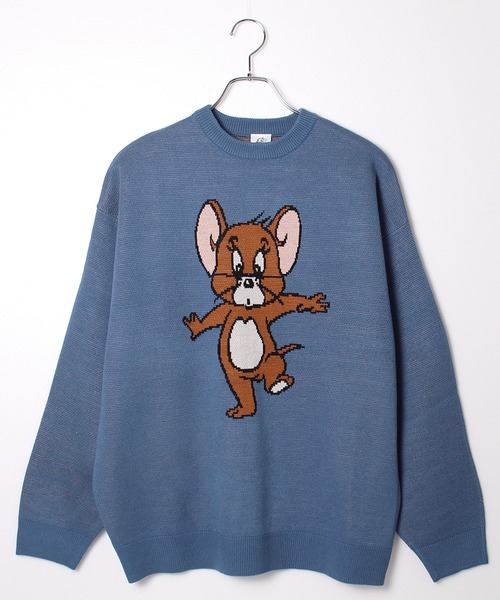 ニット セーター 「TOM ＆ JERRY/トムとジェリー」ジャガードニット
