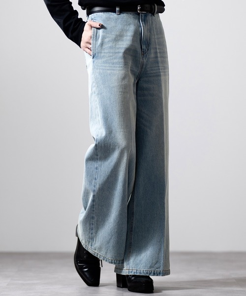 CLEL（クレイル） ジーンズ 「CLEL」Vintage Design Flare Denim Pants