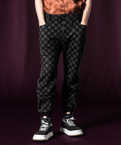 glamb（グラム） パンツ Monogram Jersey Pants / モノグラムジャージ