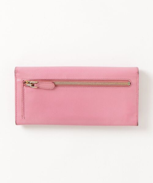PRADA（プラダ） サフィアーノ マルチカラー 長財布 - ピンク