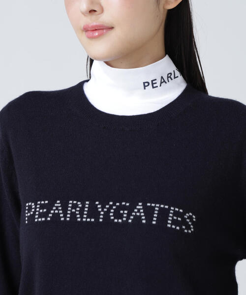 PEARLY GATES（パーリーゲイツ） ニット セーター 12G部分ジャガード