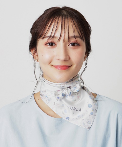 FURLA（フルラ） スカーフ バンダナ スカーフ シルクツイルプリント 58