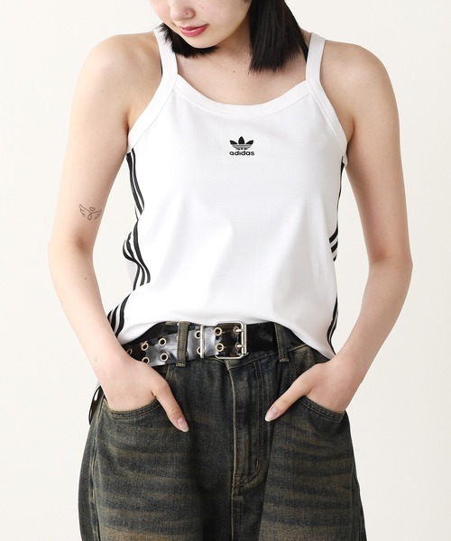 adidas（アディダス） タンクトップ ノースリーブ スリーストライプス