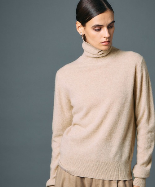 N.O.R.C ニット セーター 「CASHMERE100%」カシミヤタートルネック