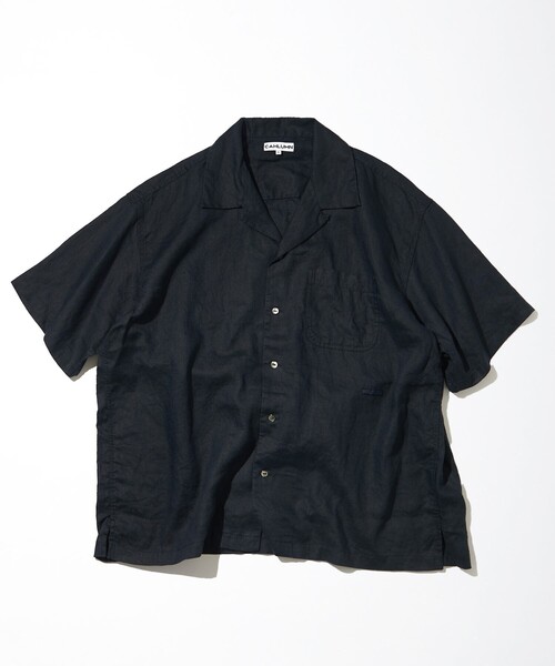 CAHLUMN（カウラム） シャツ Belgium Linen Open Collar Shirt 1.1