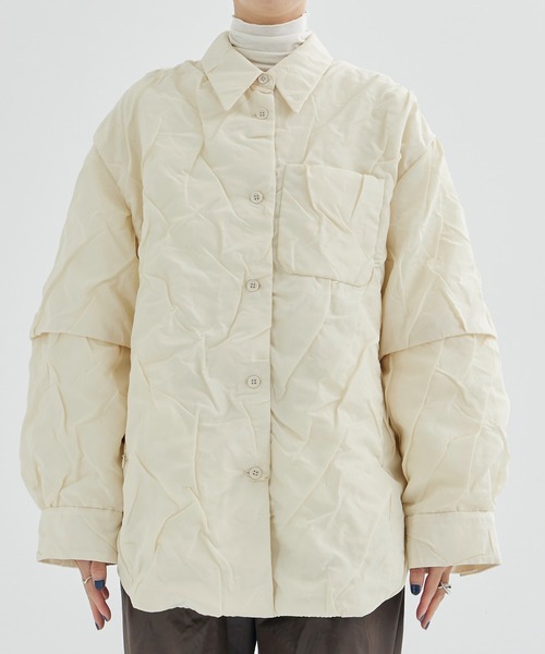 CLANE（クラネ） コート アウター 「CLANE/クラネ」PADDED CRUMPLY