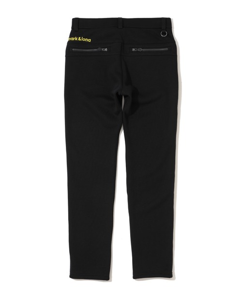 MARK & LONA ブラックパンツ シンプル 黒パン 48 美品 MARK&LONA