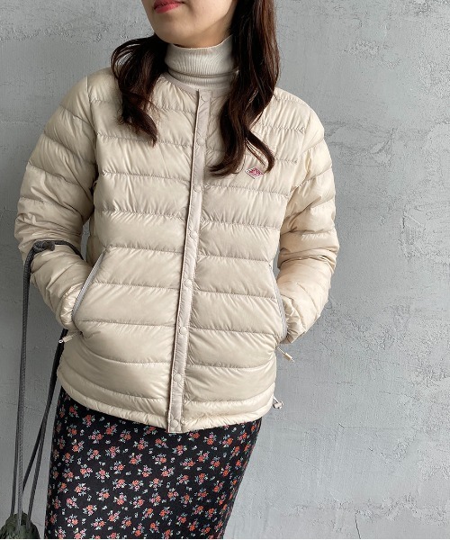 Danton（ダントン） ダウンジャケット S ベージュ レディース