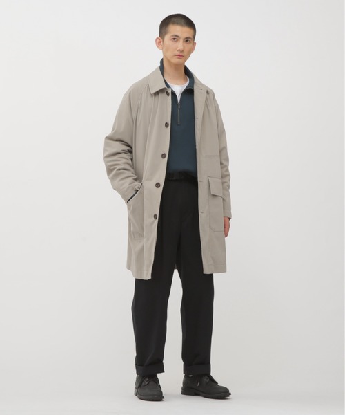 MHL.（エムエイチエル） ステンカラーコート コート WORN COTTON NYLON