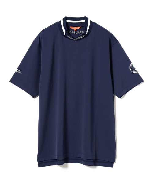 BEAMS GOLF（ビームス ゴルフ） tシャツ ORANGE LABEL / リブ襟 モック