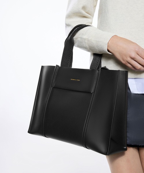 CHARLES ＆ KEITH（チャールズ&キース） トートバッグ シャリア ラージ