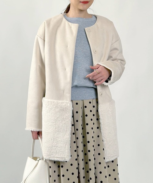 PICCIN（ピッチン） ムートンコート ボアコート フェイクムートン