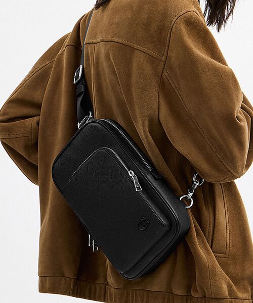 COACH（コーチ） ウエストポーチ フェリックス スリング バッグ メンズ