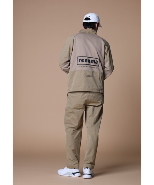 renoma ベージュ ジップアップジャケット renoma GOLF（レノマゴルフ