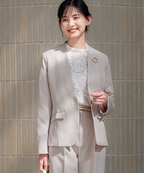 GeeRA（ジーラ） ジャケット ノーカラージャケット 「入卒式