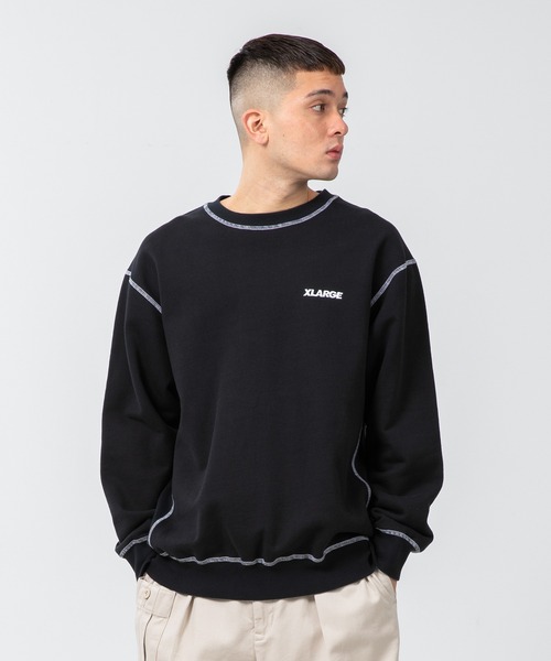 XLARGE（エクストラ ラージ） スウェットカットソー M ブラック メンズ