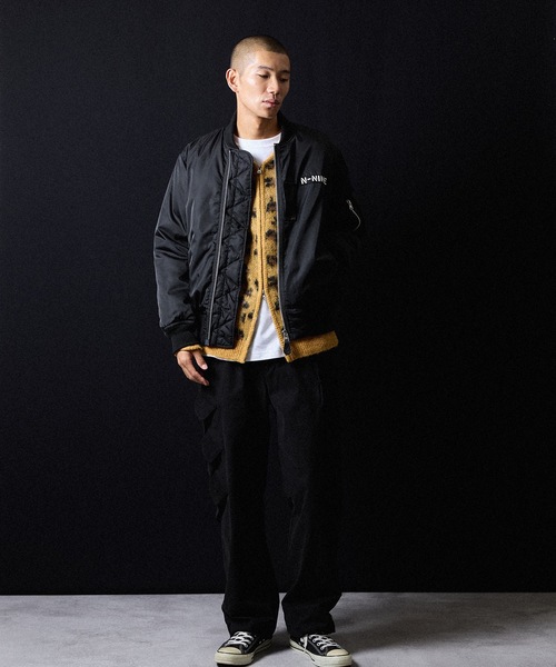 NUMBER (N)INE（ナンバーナイン） ma1 ma-1 PRINTED MA-1 JACKET