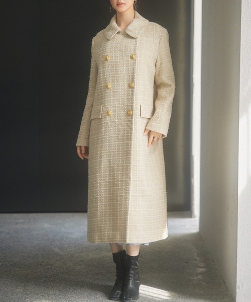 SAISON DE PAPILLON（セゾンドパピヨン） コート チェスターコート