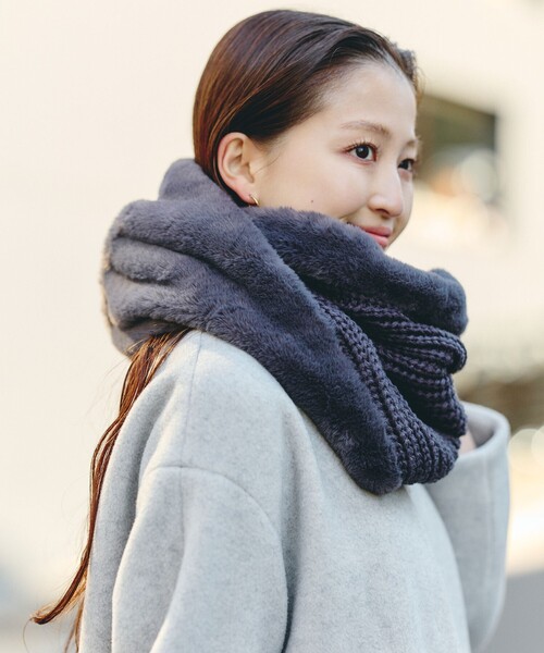 BEAMS HEART（ビームス ハート） ネックウォーマー スヌード ニット