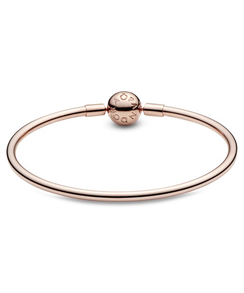 Pandora 14Kゴールドプレーティング バングル ノベルテ17cmパンドラ