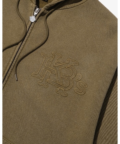 KEBOZ（ケボズ） パーカー EFG GARMENT SWEAT FULL ZIP HOODIE メンズ