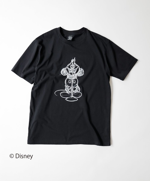 Disney（ディズニー） tシャツ MICKEY MOUSE/DRAWING OS T-SHIRT