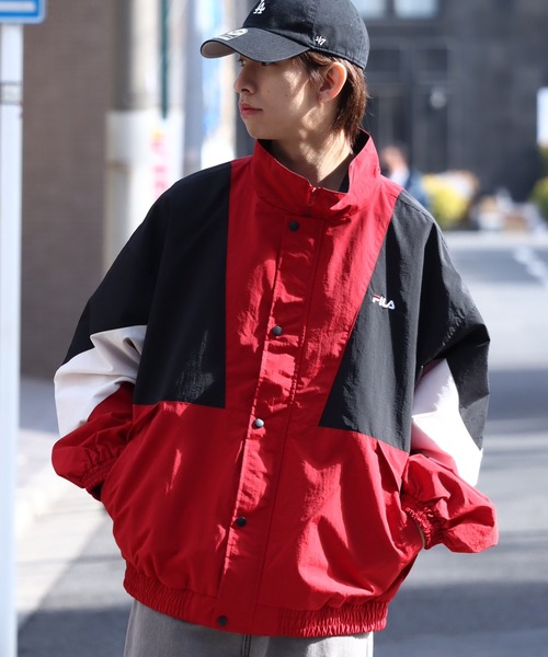 FILA（フィラ） ナイロンジャケット 「FILA/フィラ」切り替え カラー