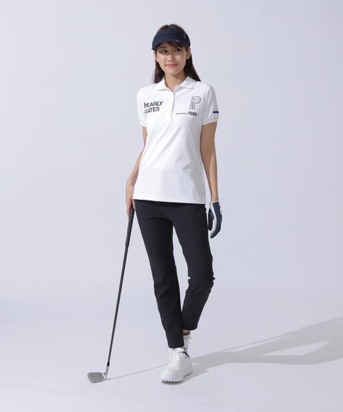 PEARLY GATES】上下セット 半袖ポロシャツ＋スカートゴルフウェア